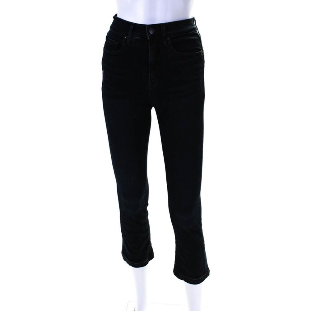 Veronica Beard Womens Cotton Carly Kick Flare High Rise Jeans Blue Size EUR25